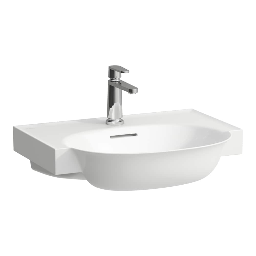 Laufen The New Classic lavabo 60x48 cm semicircular blanco brillante H813853R031041