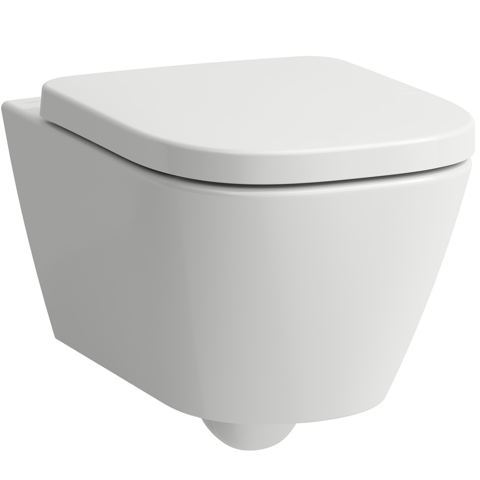Laufen Meda conjunto taza de inodoro + tapa suspendido sin reborde blanco H8661100000001