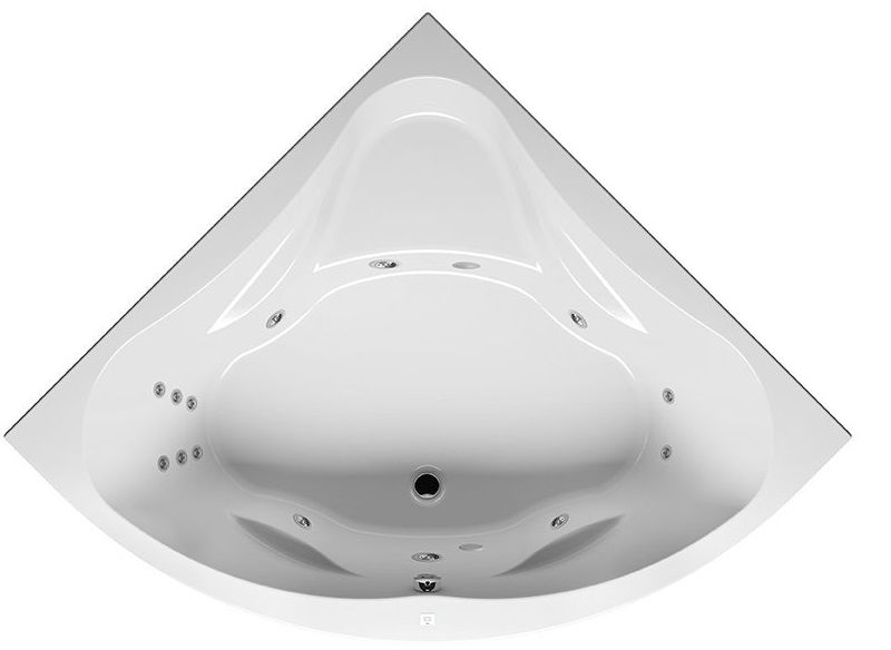 Riho Neo bañera de esquina 150x150 cm derecha blanco B077009005