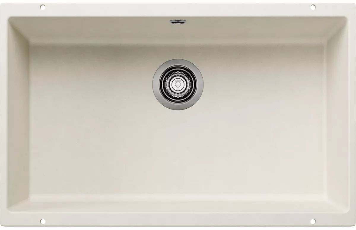 Blanco Rotan 700-U fregadero de granito 70x40 cm blanco 527147