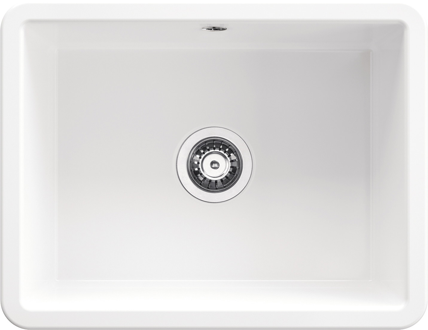 Deante Lumi fregadero de cerámica 55.7x43 cm blanco ZCU_610C