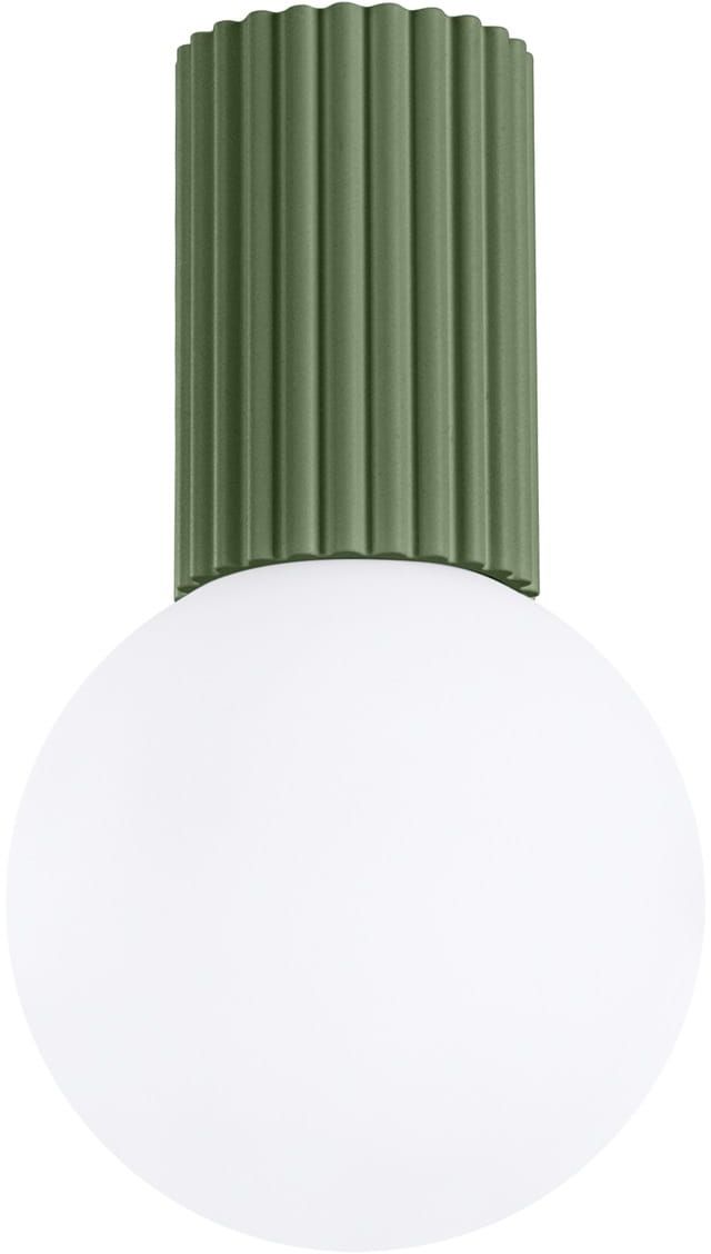 Sollux Lighting Halo lámpara de techo 1x8 W blanco-verde SL.1723