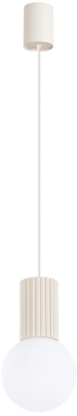 Sollux Lighting Halo lámpara colgante 1x8 W blanco-beige SL.1719