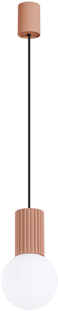 Sollux Lighting Halo lámpara colgante 1x8 W blanco-beige SL.1734