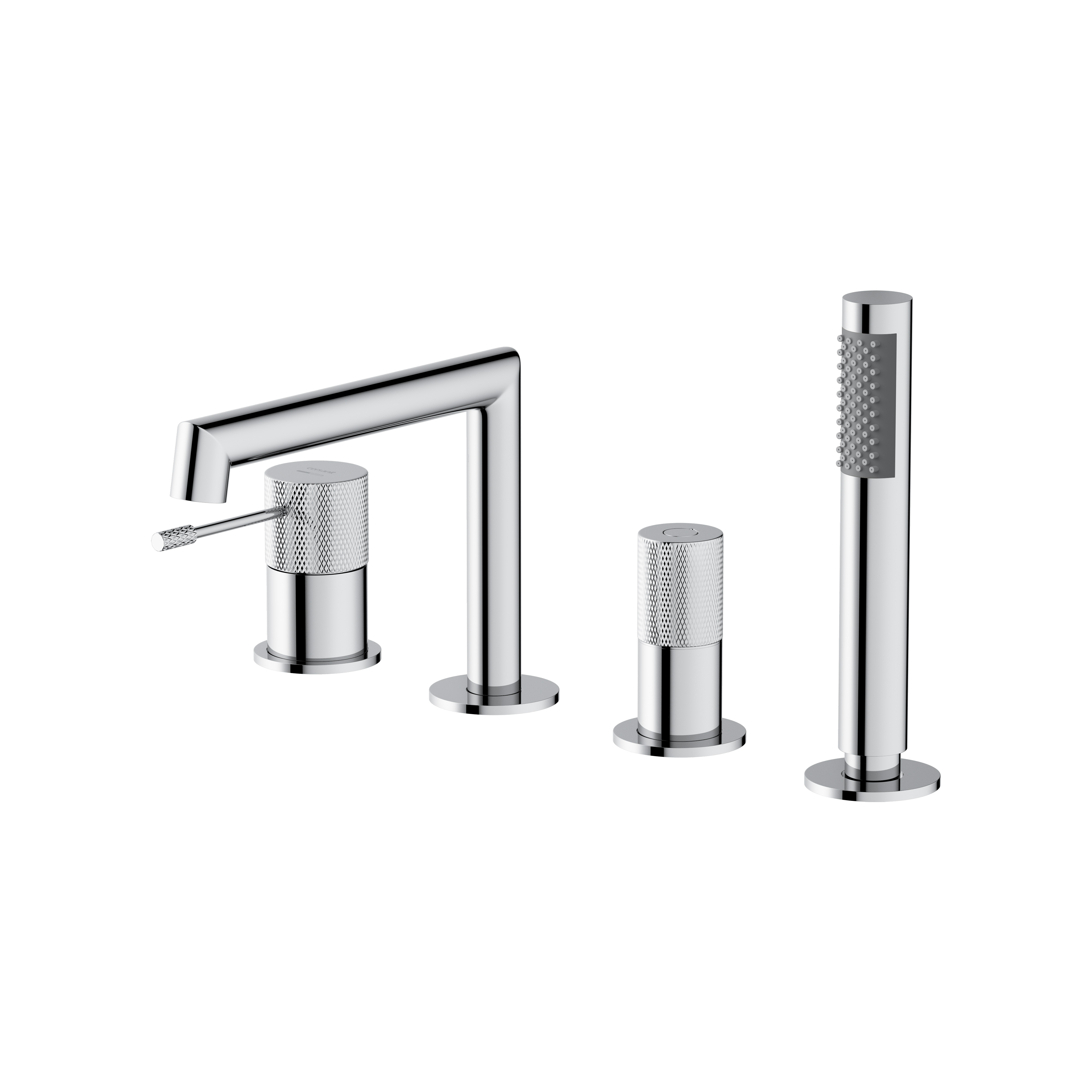 Cersanit Zen grifo de bañera y ducha en bañera cromo S951-565
