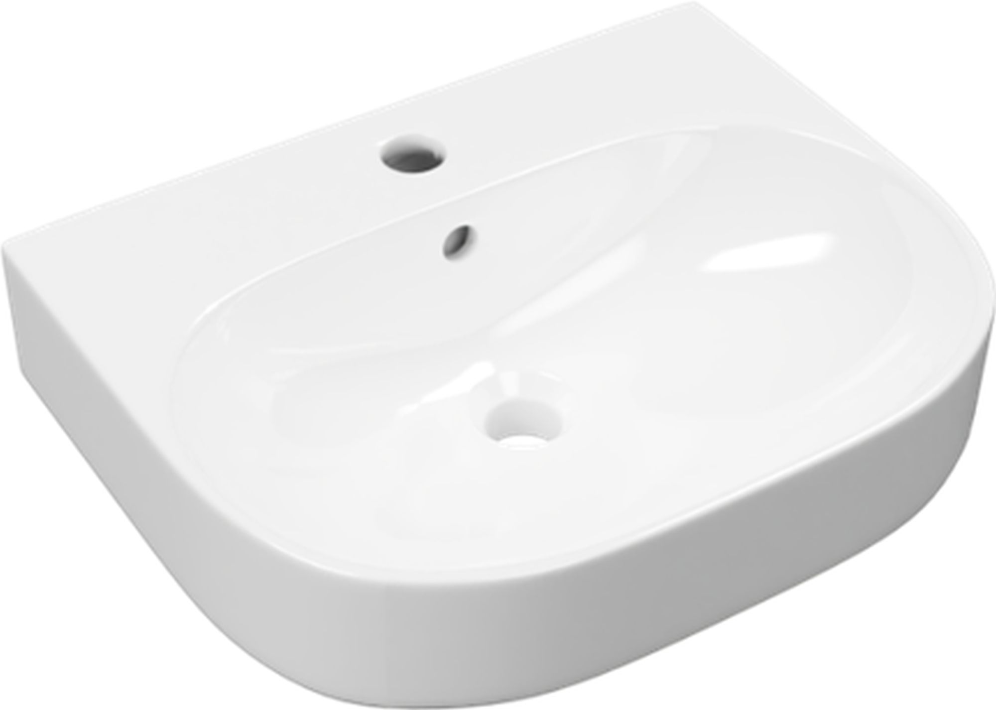 Excellent Oceana lavabo 50x41 cm oval clásico-sobre encimera blanco brillante CEEX.6719.500.WH