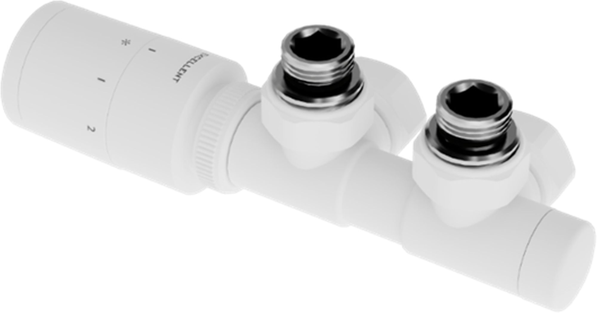 Excellent Caldo válvula combinada termostática blanco GREX.CA50.L.ZT.WH