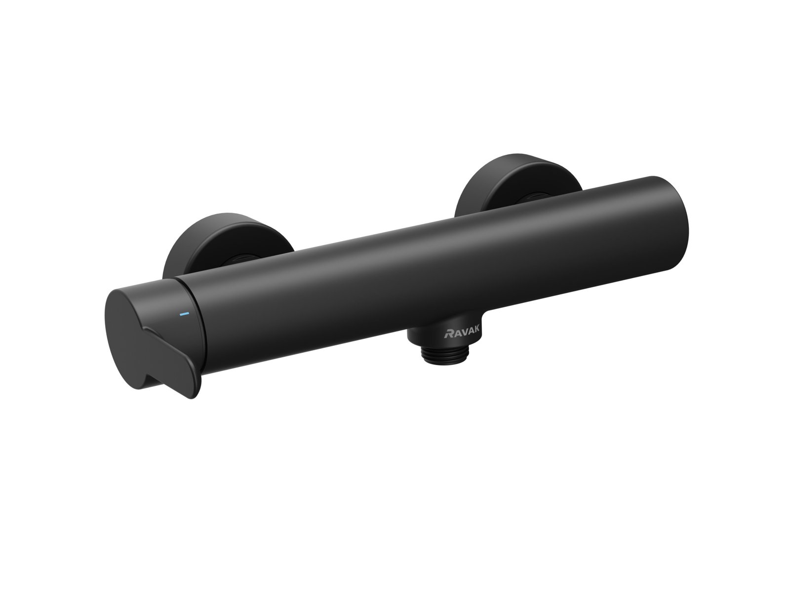 Ravak Puri grifo para ducha a pared negro X070187