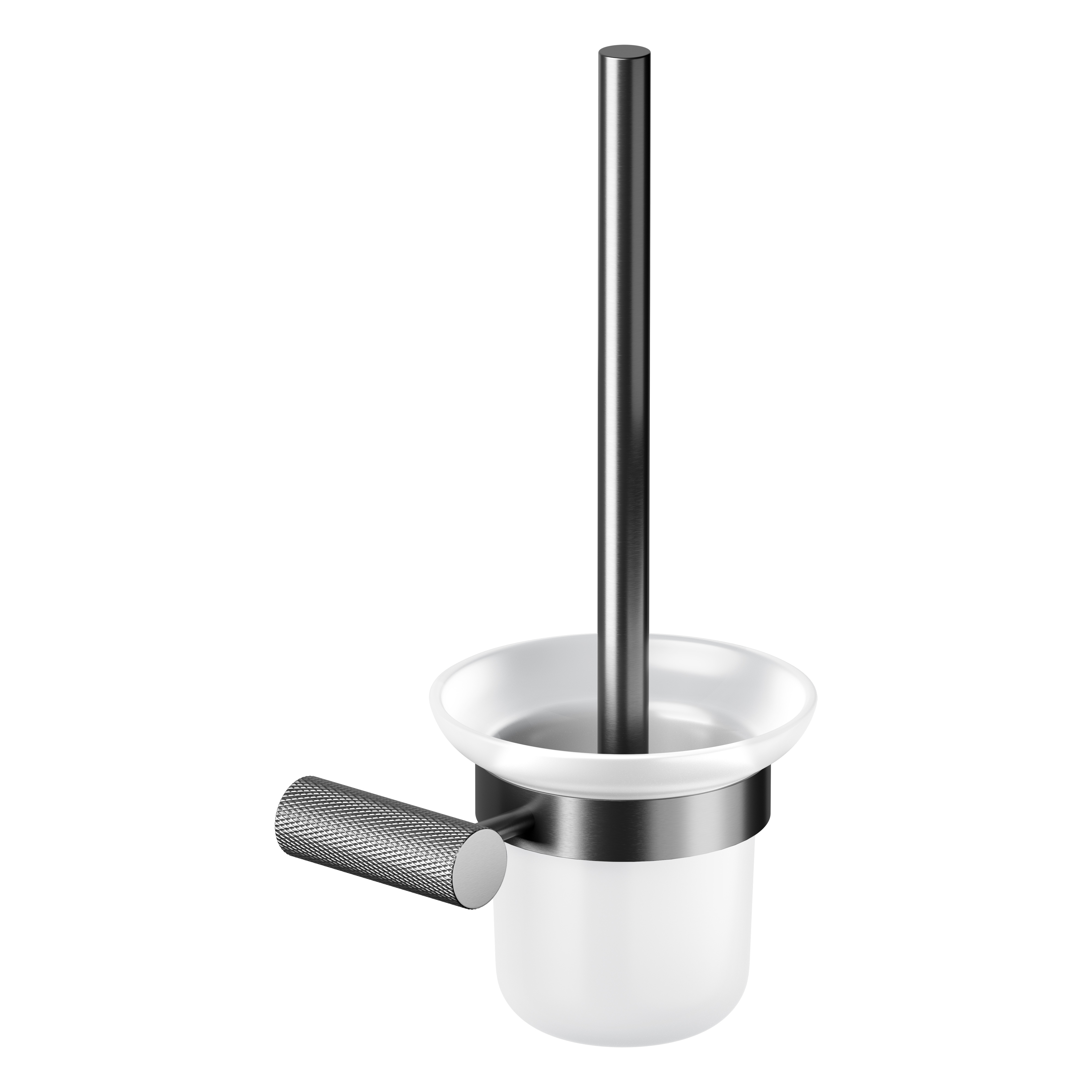 Cersanit Zen escobilla de baño colgado negro-grafito S951-900