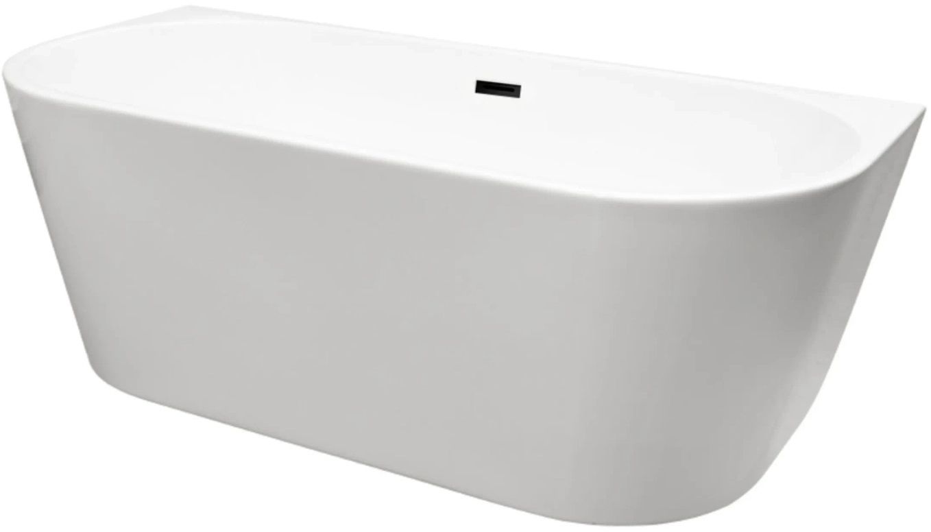 Balneo Viva bañera de pared 160x75 cm oval blanco J0101030102-2