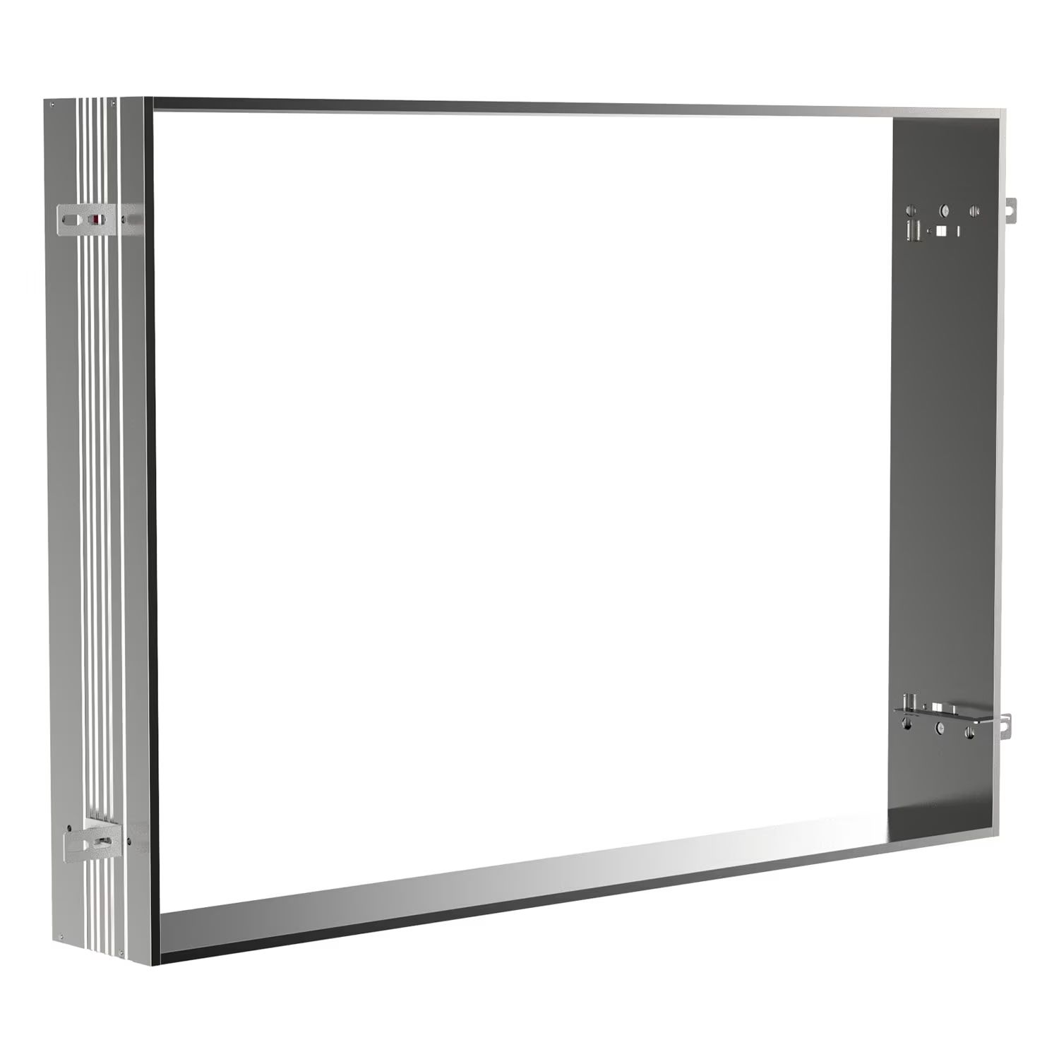 Kronenbach Cube 2.0 marco para instalación empotrada de espejo colador para desagüe 102x15x72 cm NU1000031NU
