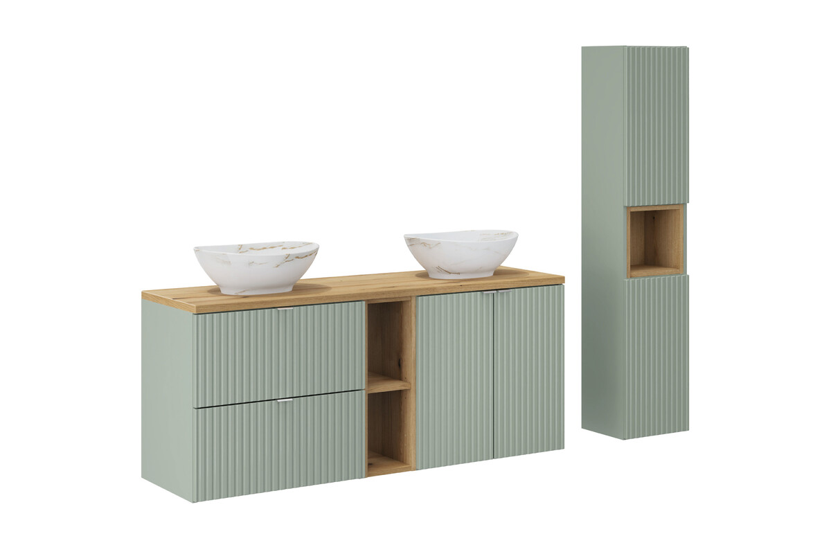 Conjunto armario Comad Line Reed Green LINE REED GREEN D 82-60-2S, armario Comad Line Reed Green LINE REED GREEN D 80-03-2D, LINE REED GREEN D 82-60-2D, UN-PATI-MW3, NOVA OAK 81-20-39, NOVA OAK A 89-140, NOVA OAK A 83-27-Q(W83-04A)