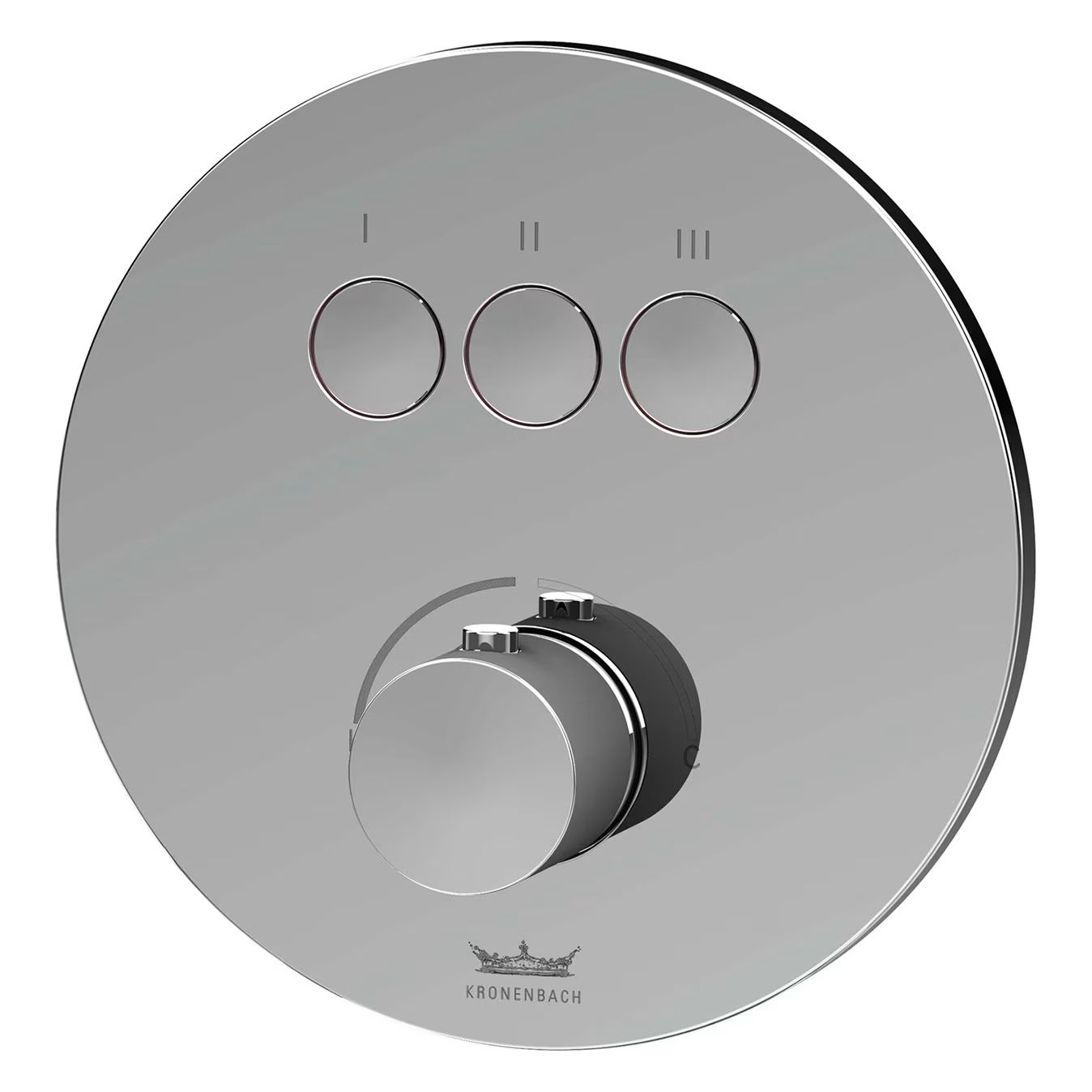 Kronenbach Smart Push grifo de bañera y ducha empotrado cromo 19043003CR