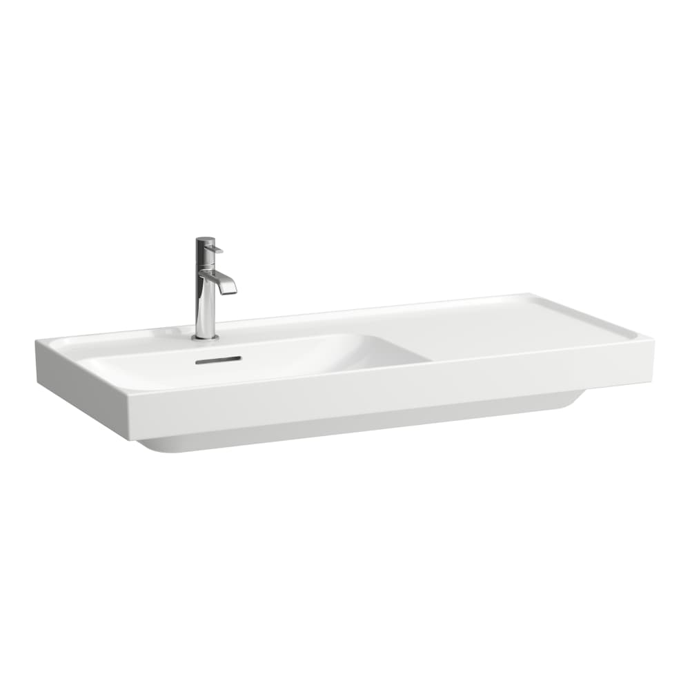 Laufen Meda lavabo 100x46 cm rectangular para mueble blanco brillante H8171180001041