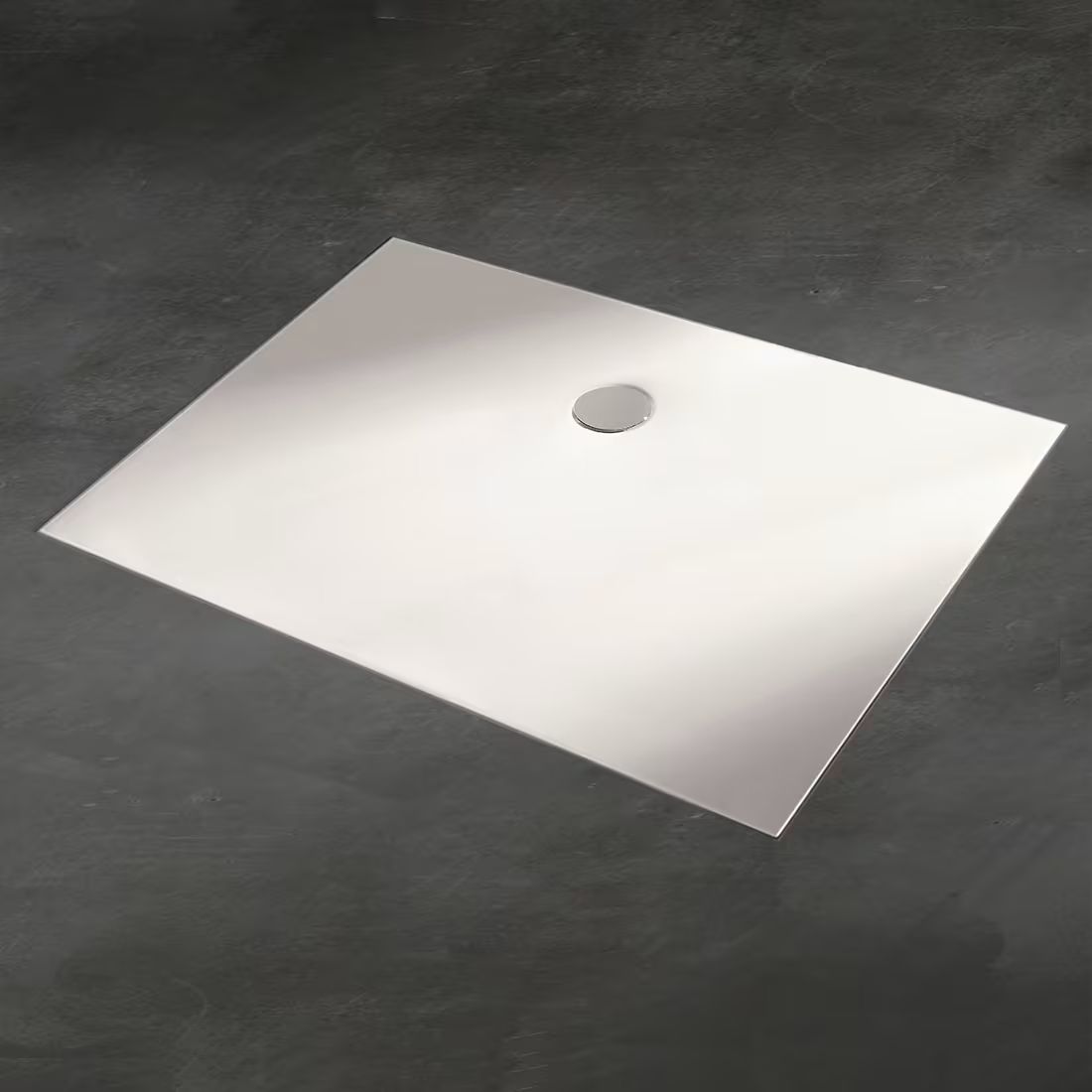 Kronenbach Cube plato de ducha rectangular 140x80 cm blanco KBMD1480