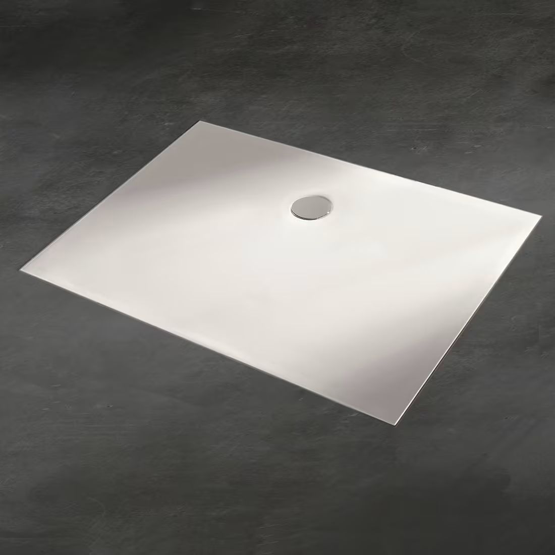 Kronenbach Cube plato de ducha rectangular 120x90 cm blanco KBMD1290AS