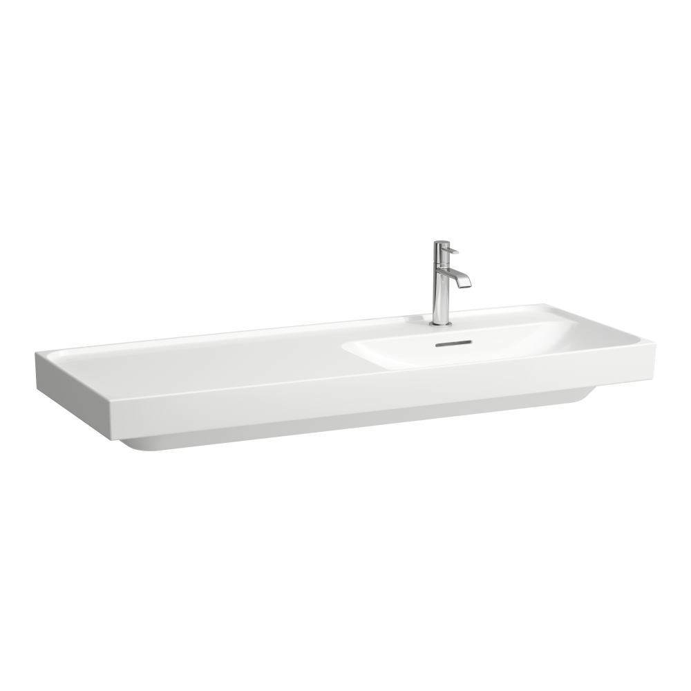 Laufen Meda lavabo 120x46 cm rectangular para mueble blanco brillante H8171194001091