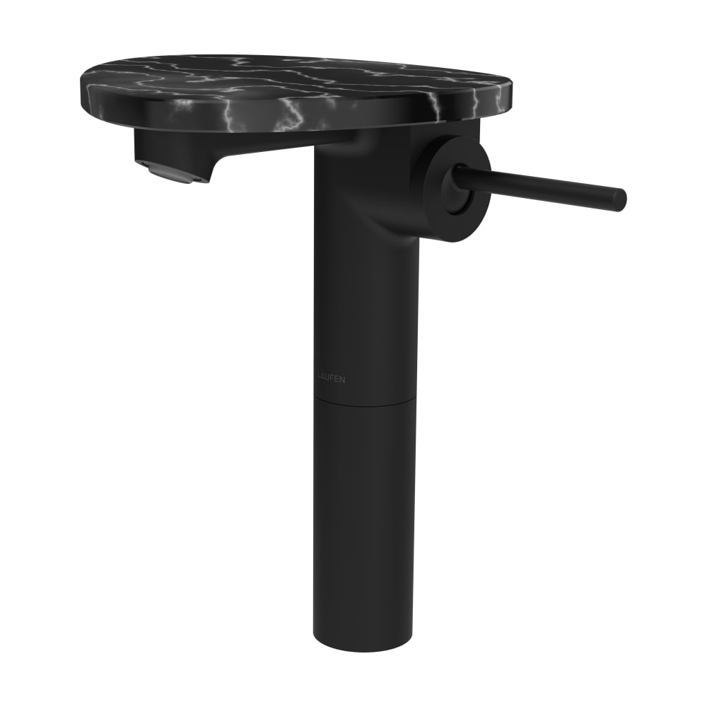 Laufen Ada grifo para lavabo de pie negro HF506714516060