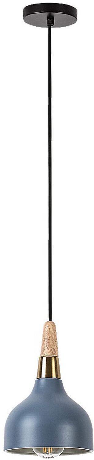 Rabalux Drusilla lámpara colgante 1x40 W negro-oro-gris/gris ceniza-madera 72135