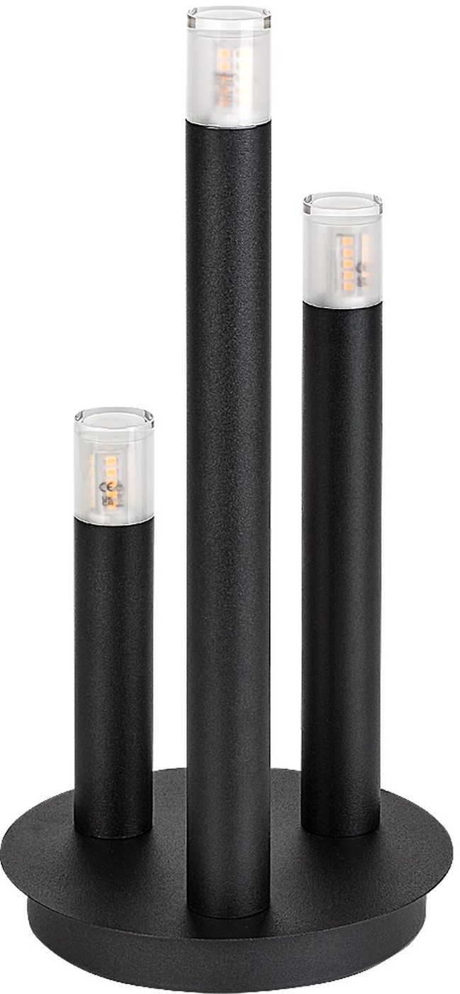 Rabalux Ramira lámpara de sobremesa 3x5 W negro-transparente 74365