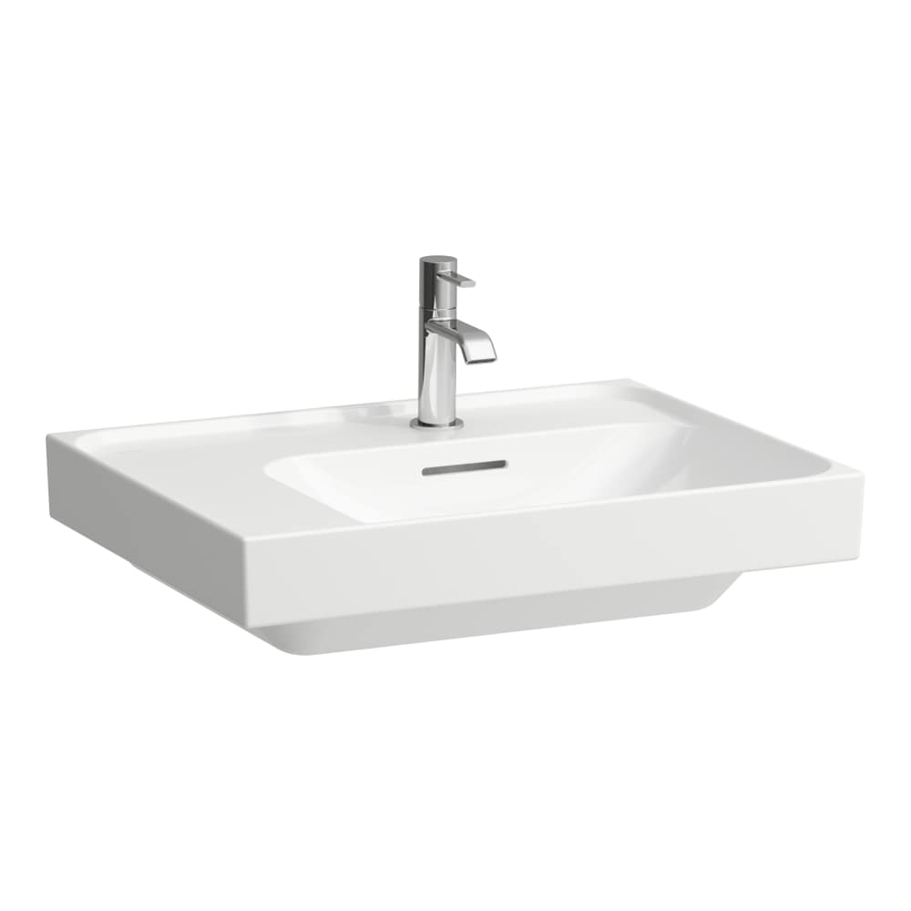 Laufen Meda lavabo 60x46 cm rectangular para mueble blanco brillante H8171124001091