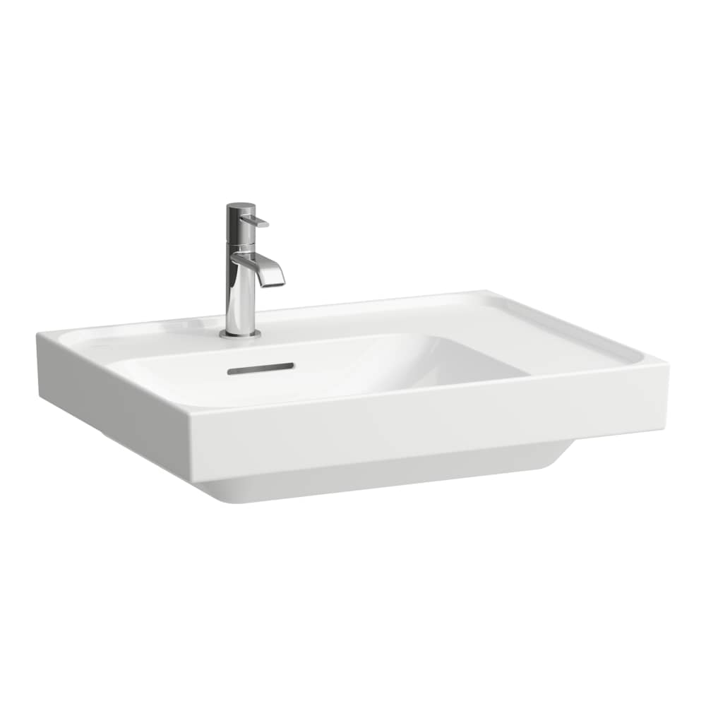 Laufen Meda lavabo 60x46 cm rectangular para mueble blanco mate H8171117571041