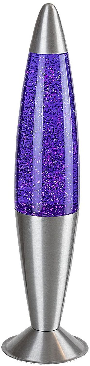 Rabalux Glitter2 lámpara de sobremesa 1x25 W transparente-violeta-plata 76115