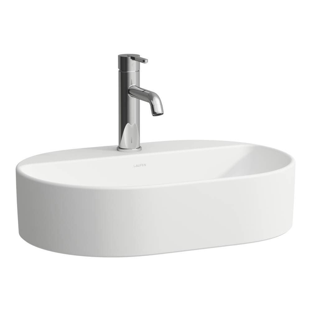 Laufen Savoy lavabo 55x38 cm oval sobre encimera blanco H8129457571041