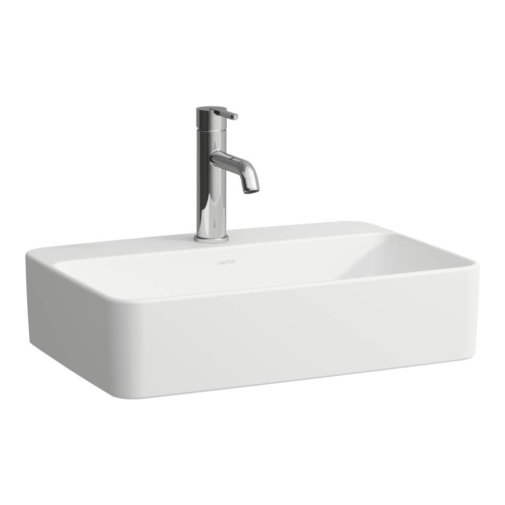 Laufen Savoy lavabo 55x38 cm rectangular sobre encimera blanco H8169457571111