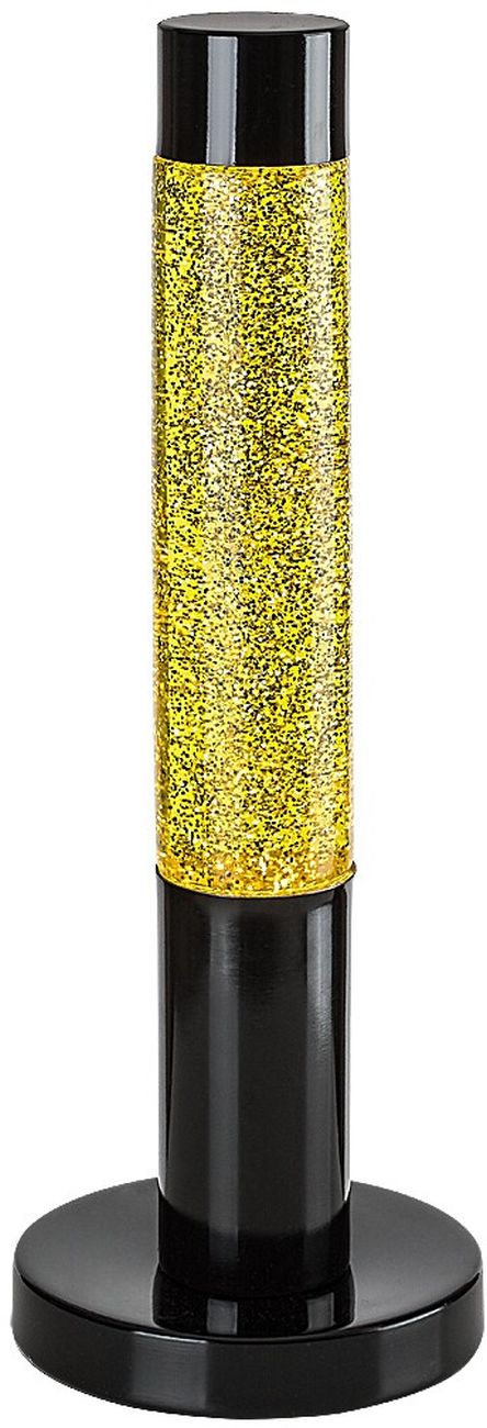 Rabalux Lavastic lámpara de sobremesa 1x25 W negro-transparente-oro 76029