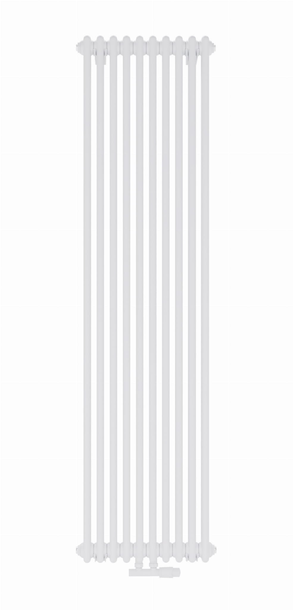 Luxrad Columnus 2 radiador decorativo 200x47 cm podłączenie inferior blanco COL220004709016ZDC