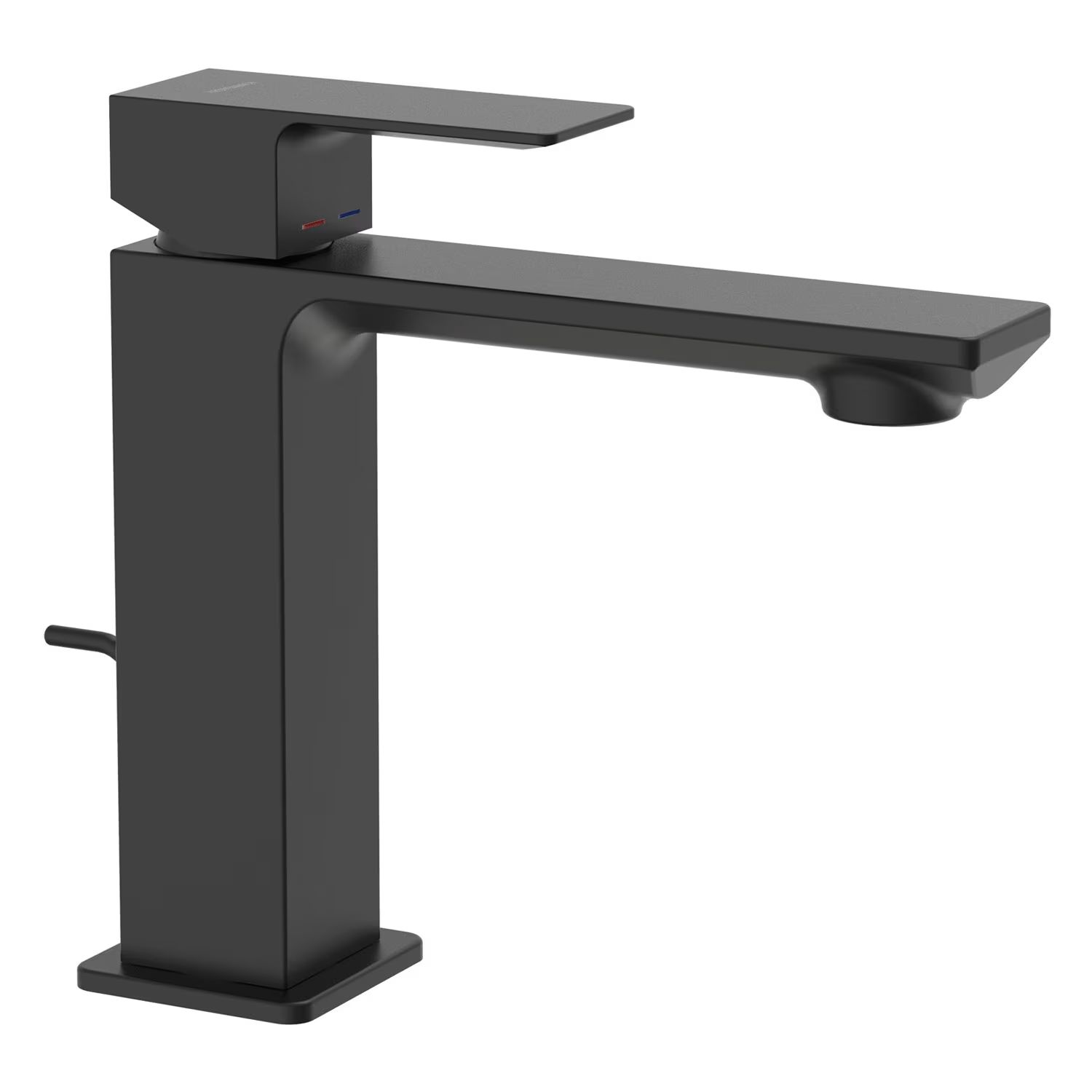 Kronenbach Quara 3.0 grifo para lavabo de pie negro KB100351C11