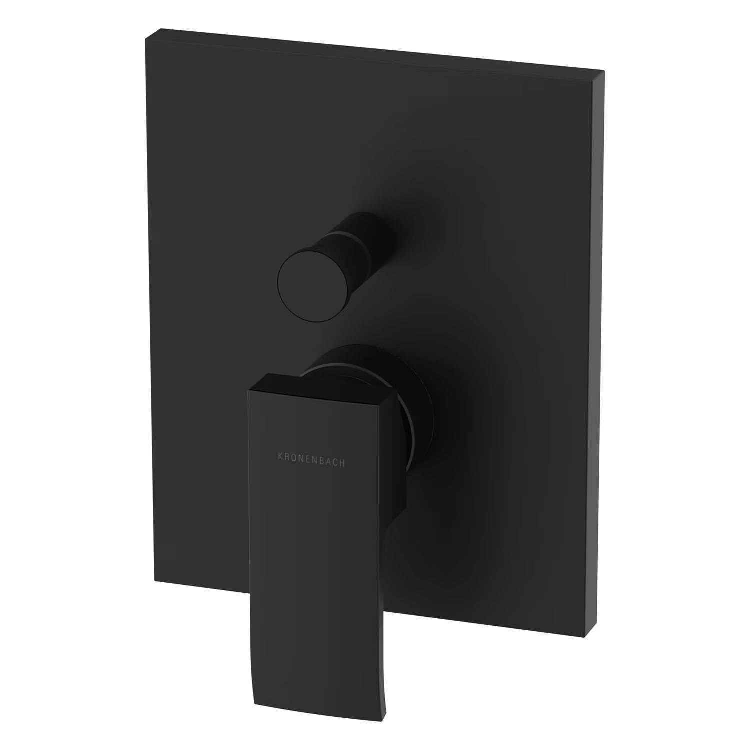 Kronenbach Quara 3.0 grifo de bañera y ducha empotrado negro KB100364C11