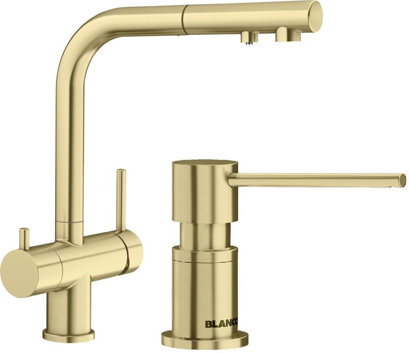 Conjunto grifo para filtro de agua Blanco Fontas-S II Filter 526694, dispensador de líquidos Blanco Lato 526699