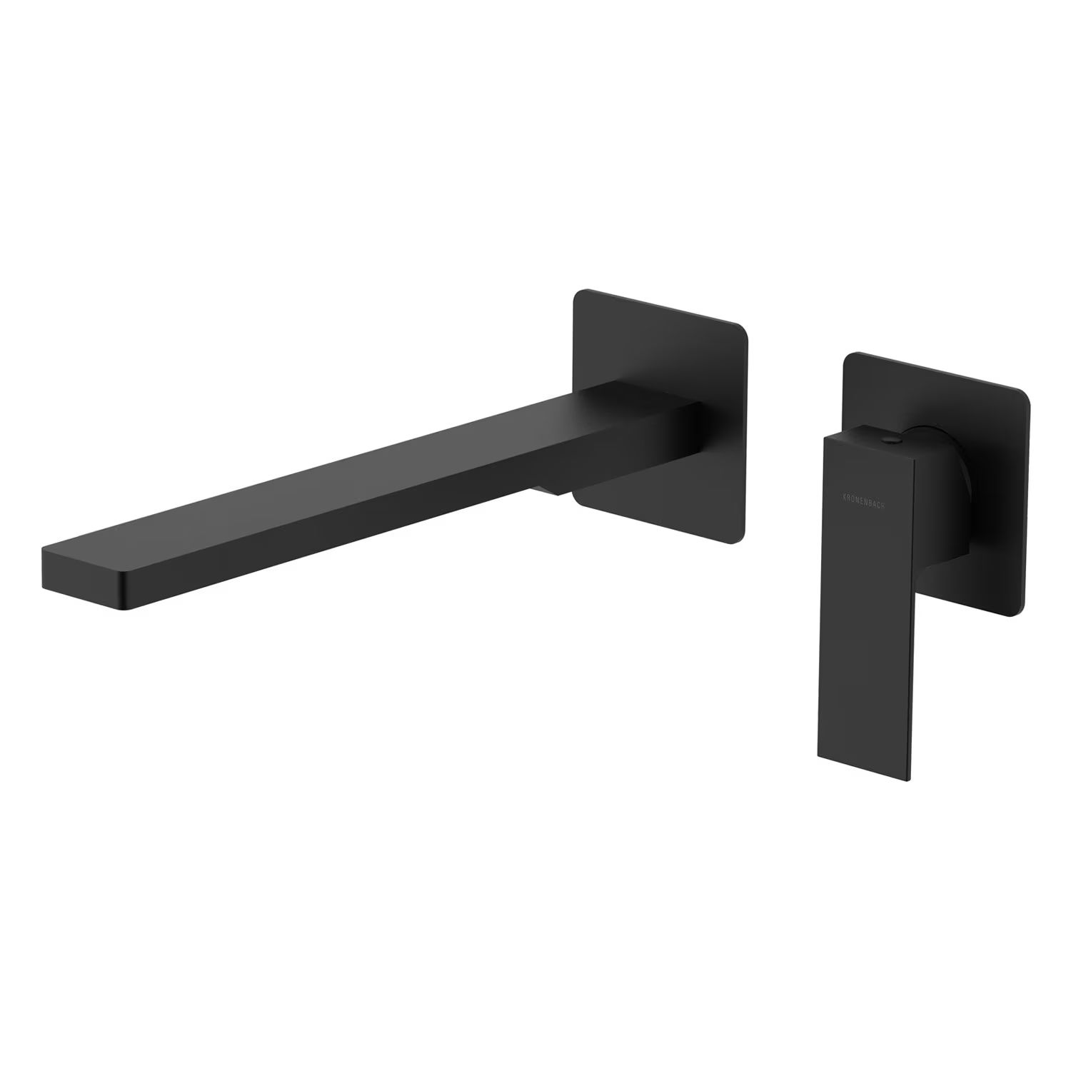 Kronenbach Quara 3.0 grifo para lavabo empotrado negro KB100357C11
