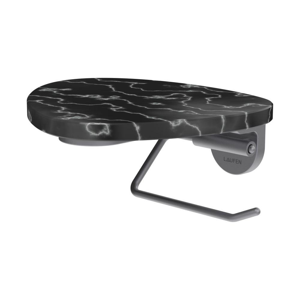 Laufen Ada portarrollos de papel higiénico acero-negro HF506791506060