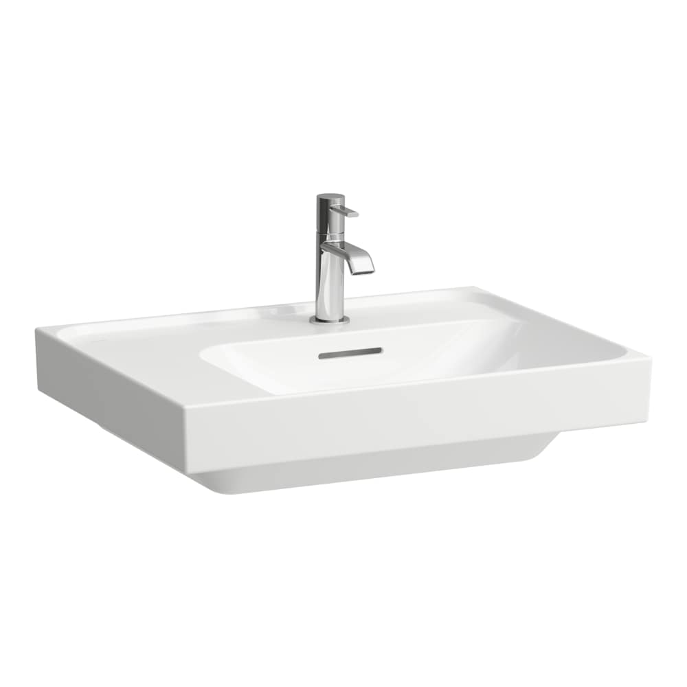 Laufen Meda lavabo 60x46 cm rectangular para mueble blanco brillante H8171120001041