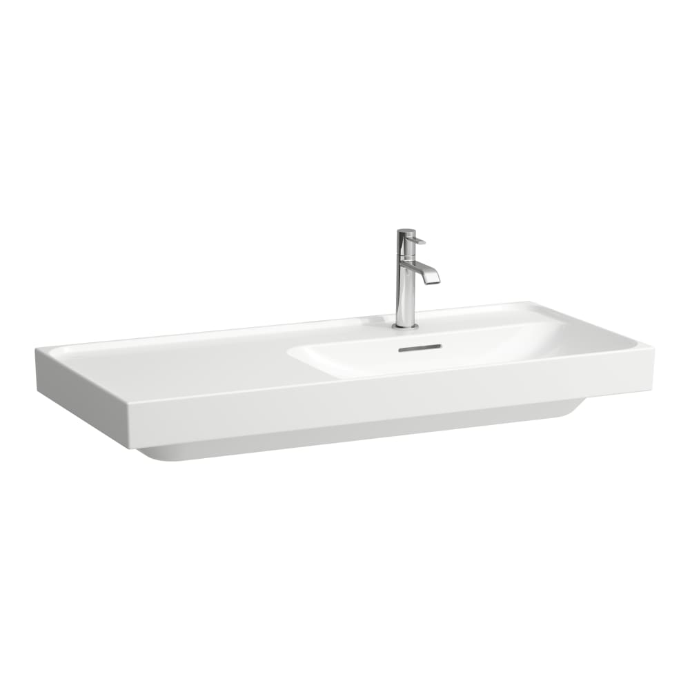 Laufen Meda lavabo 100x46 cm rectangular para mueble blanco brillante H8171170001041