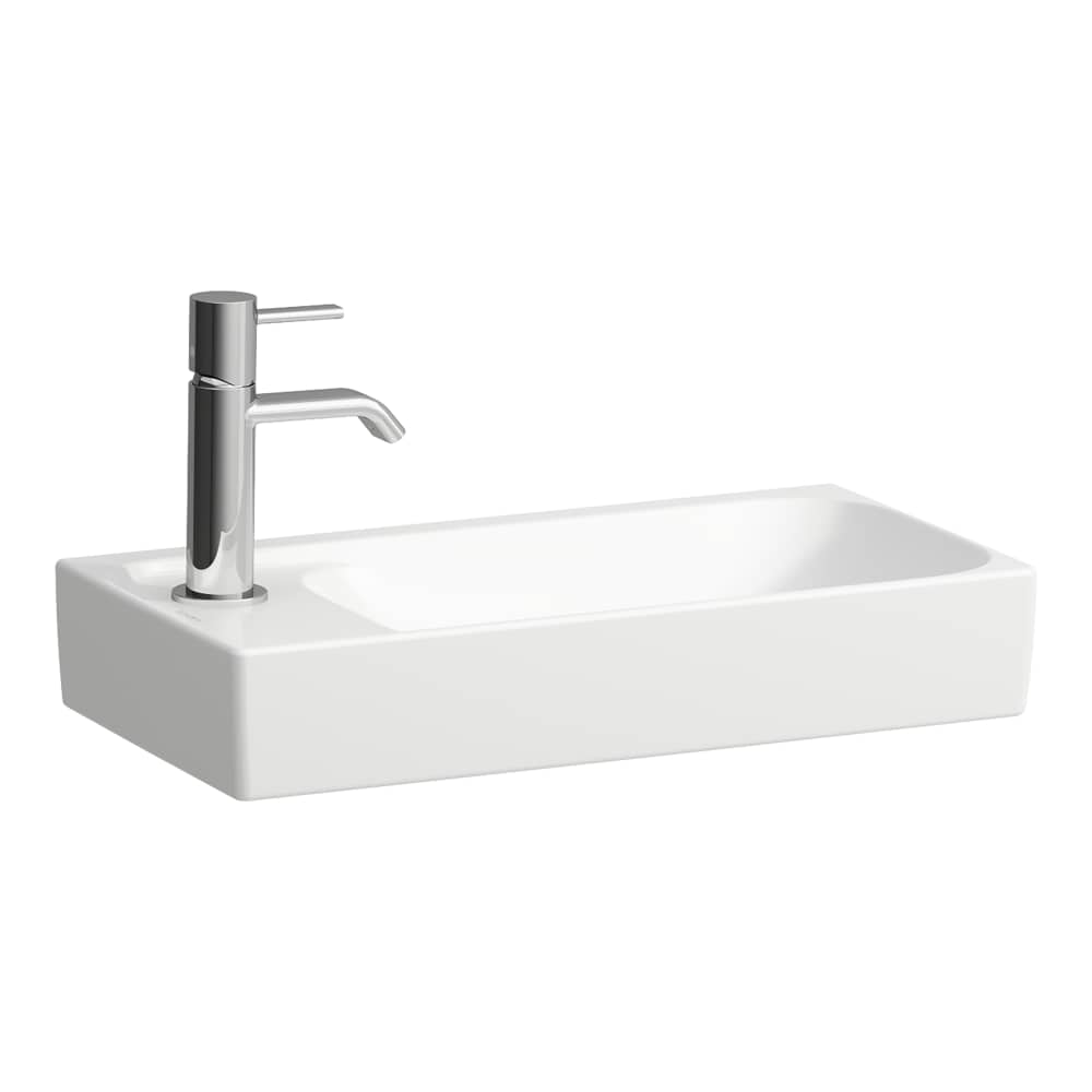 Laufen Meda lavabo 46x23.5 cm rectangular para mueble blanco brillante H8151140001131