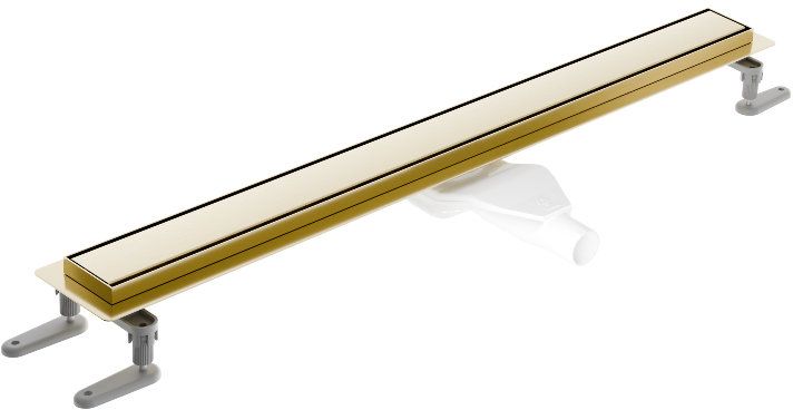 Excellent Stilio desagüe lineal 70 cm dorado INEX.1515.700.R.GB