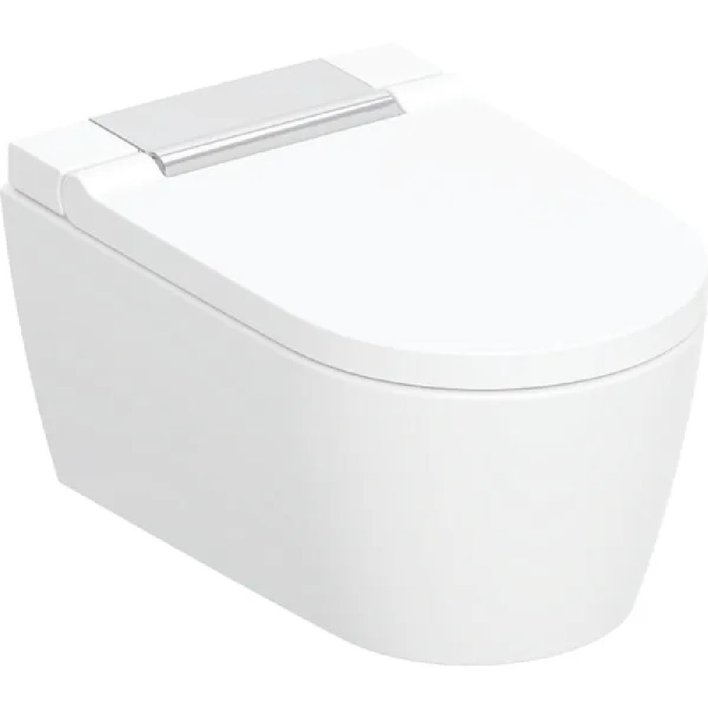 Geberit AquaClean Sela inodoro con función de bidé suspendido sin reborde con descarga de remolino blanco 146.220.21.1