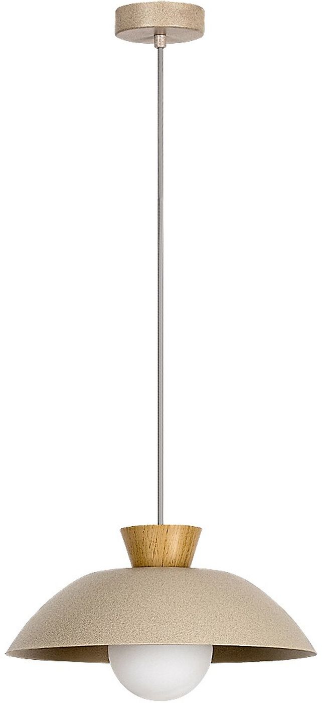Rabalux Golnar lámpara colgante 1x5 W madera-ópalo-beige 72230