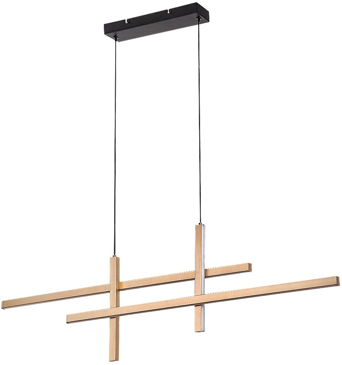 Rabalux Severine lámpara colgante 4x40 W blanco-negro-oro 72366