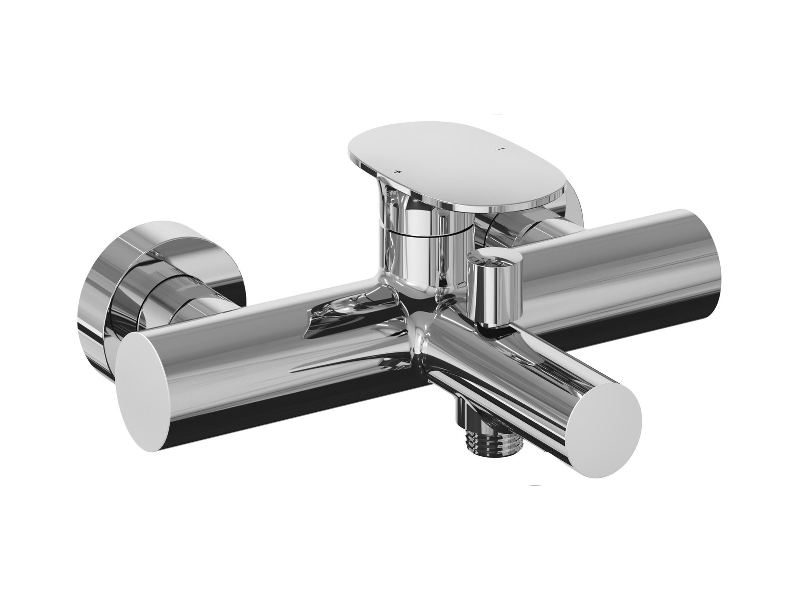 Ravak Spring grifo de bañera y ducha a pared cromo X070528