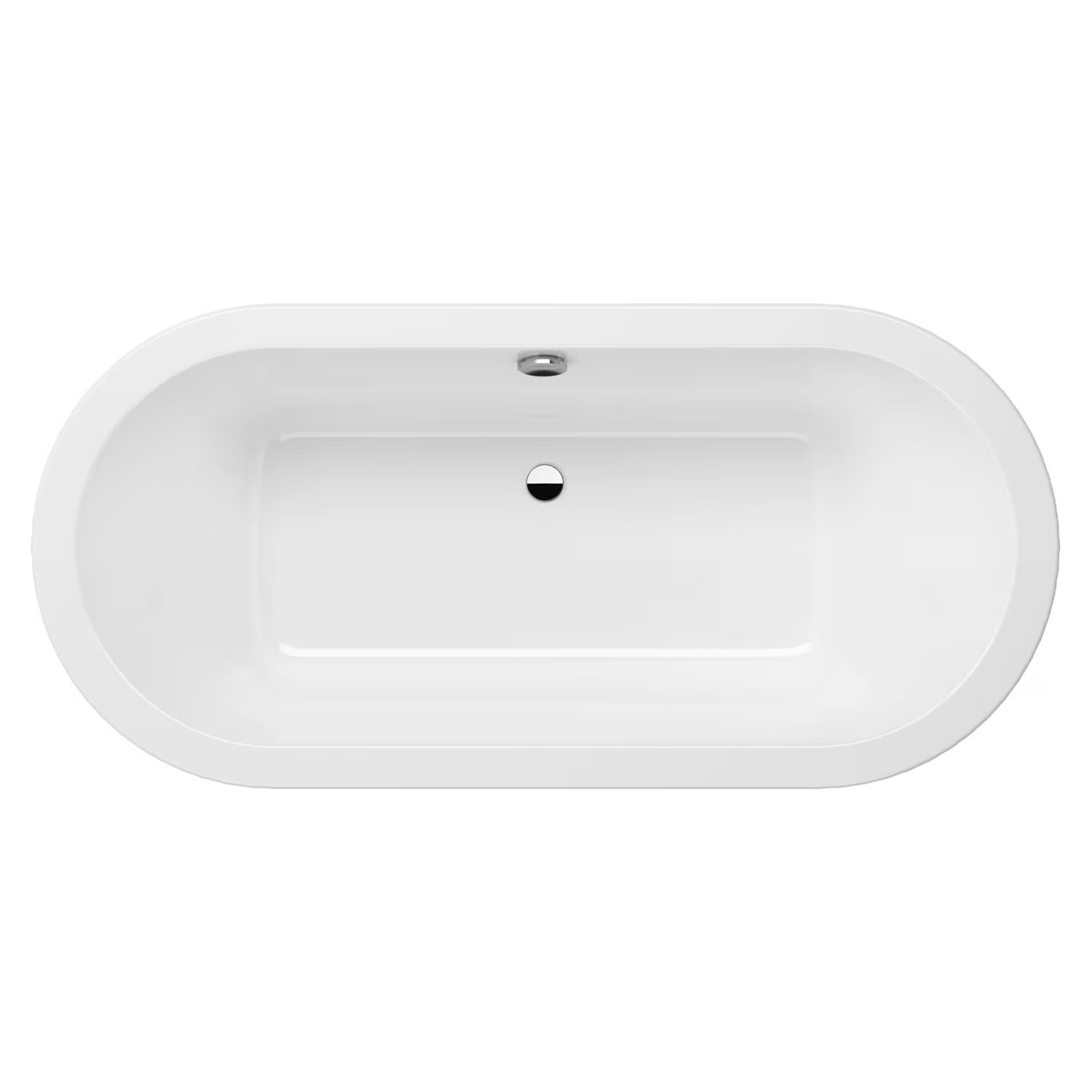 Kronenbach Tube bañera ovalada 180x85 cm blanco KBABO1885