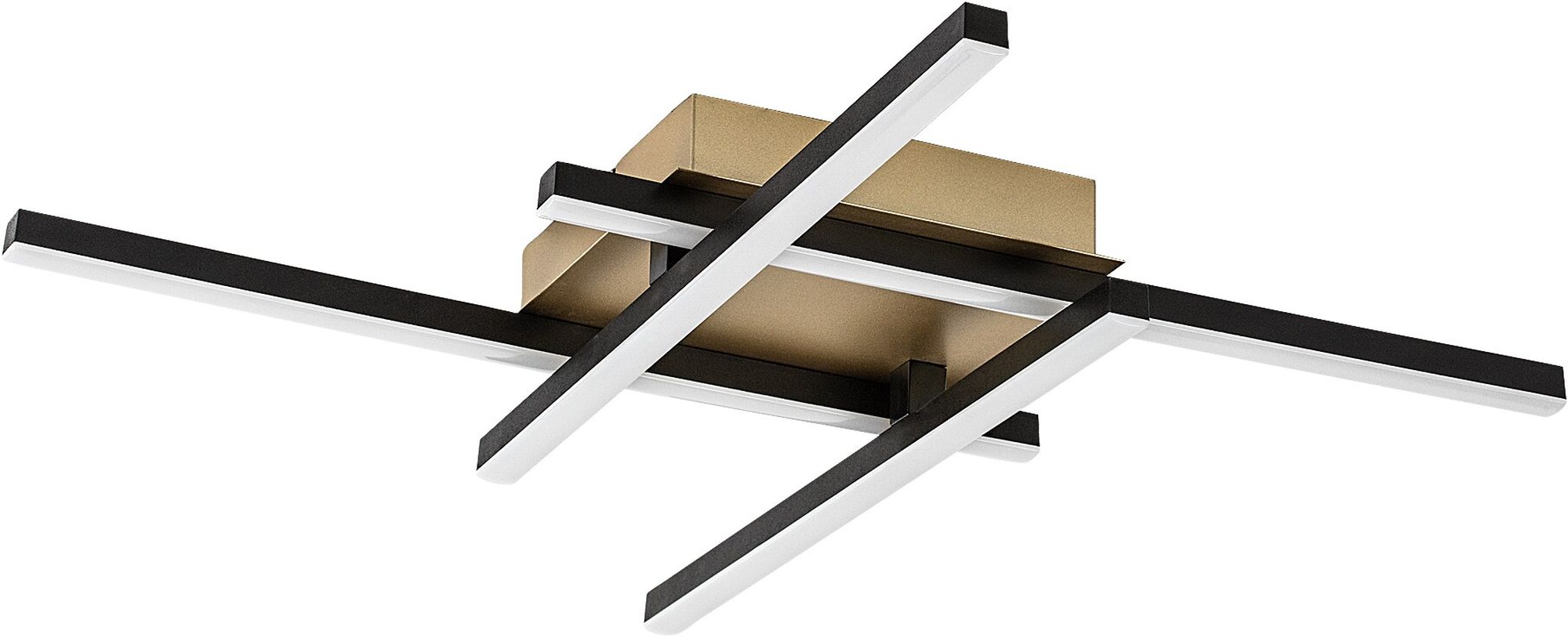 Rabalux Demir lámpara de techo 4x24 W blanco-negro-oro 71398