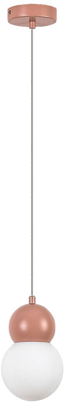 Rabalux Gellia lámpara colgante 1x38 W blanco-rosa 72280