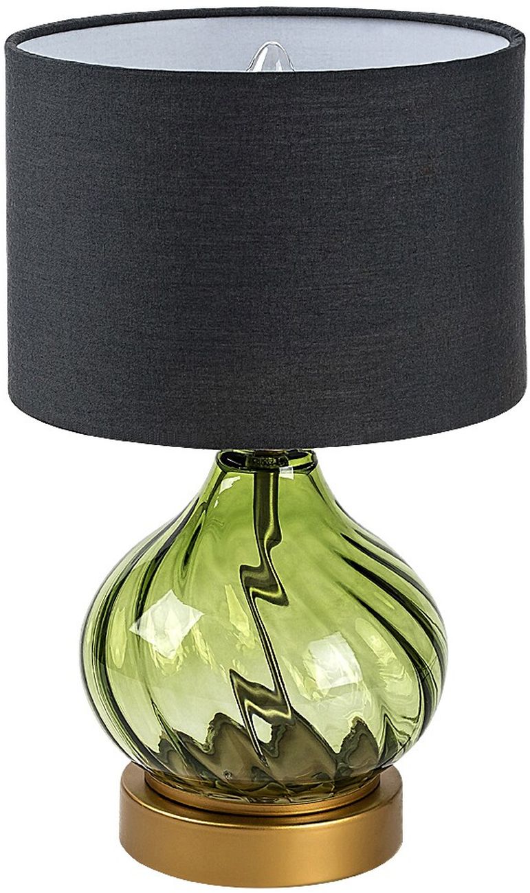 Rabalux Pirelo lámpara de sobremesa 1x25 W negro-verde 74033