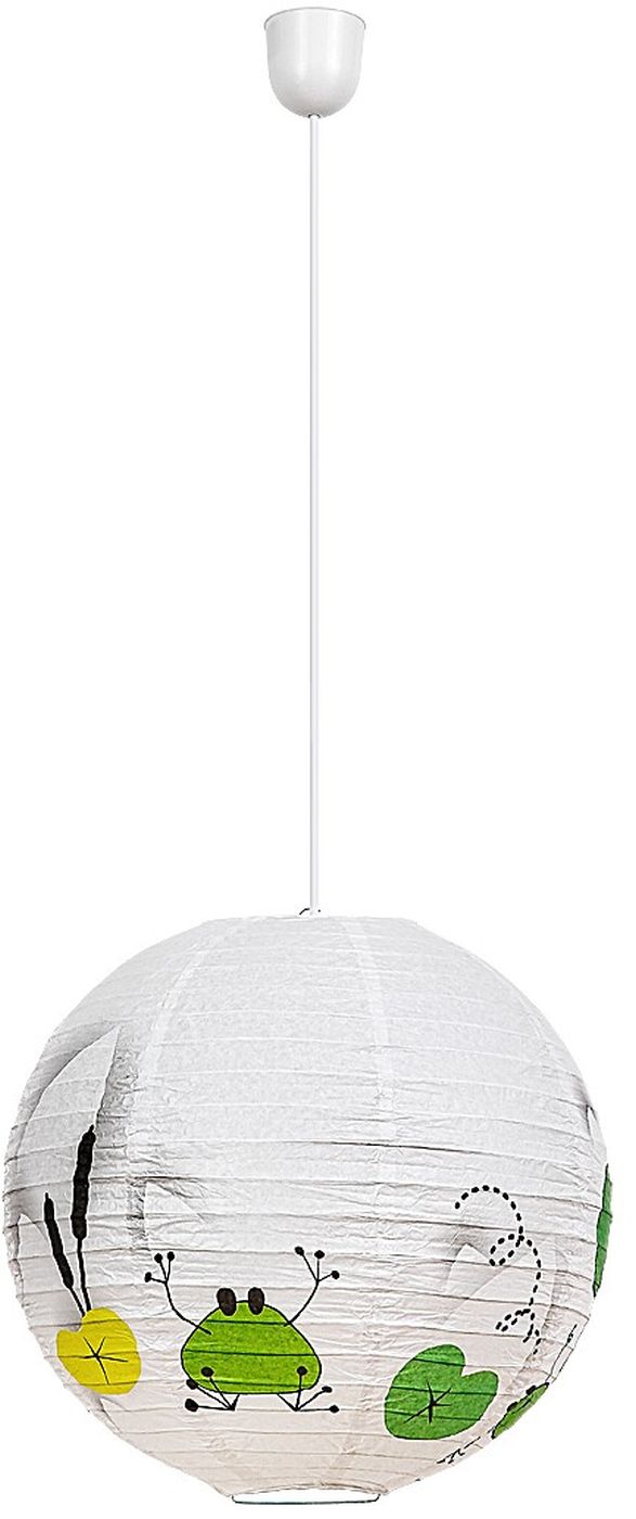 Rabalux Froggo lámpara colgante 1x40 W blanco-multicolor 72070