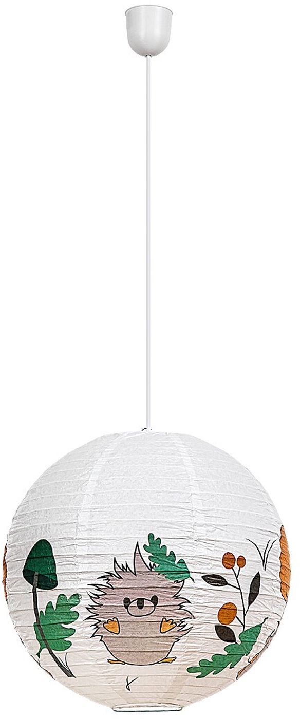Rabalux Hedgy lámpara colgante 1x40 W blanco-multicolor 72192